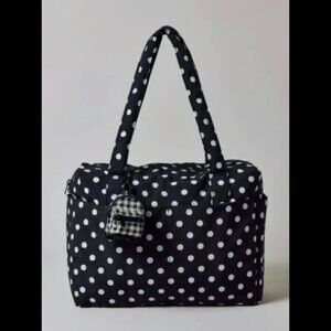 Baggu NWT: UO Exclusive Small Cloud Carry On Black & White Polka Dot